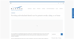 Desktop Screenshot of blendedentalgroup.com