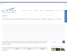 Tablet Screenshot of blendedentalgroup.com